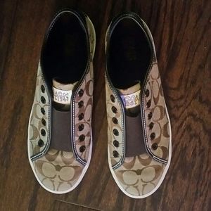 Coach slip ons